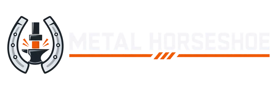 Metal Horseshoe forged factory logo